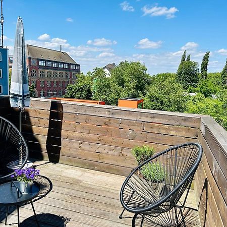 Feelslikehome - Urbane Altbauwohnung Mit Dachterasse& Parkplatz Bochum Exteriör bild