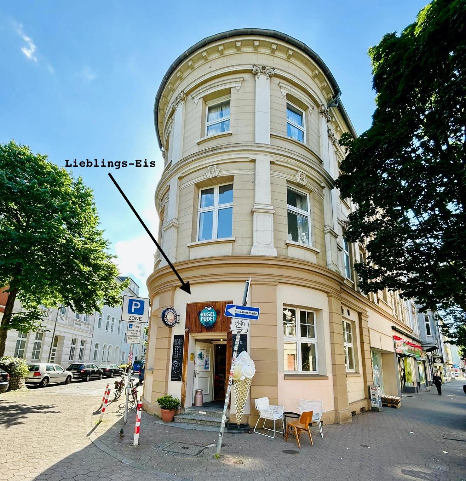 Feelslikehome - Urbane Altbauwohnung Mit Dachterasse& Parkplatz Bochum Exteriör bild
